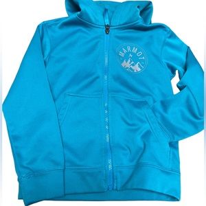 Marmot outdoor jacket for chilly to warm days of play. Size extra small  girls